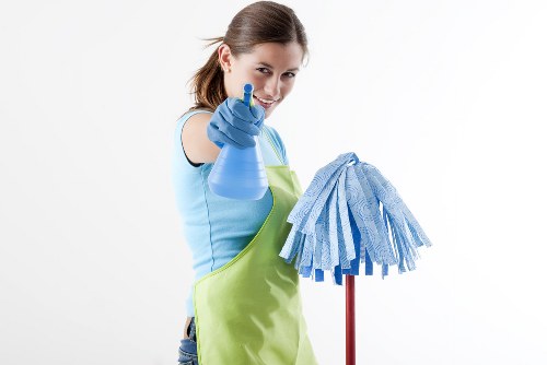 Professional after builders cleaning in a luxury Mayfair property