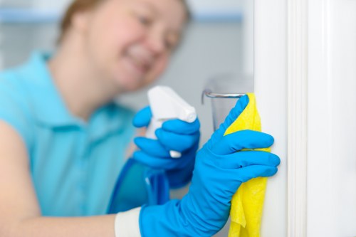 Professional window cleaning in Mayfair on a luxury property