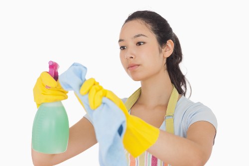 Careful surface cleaning after renovation in Mayfair
