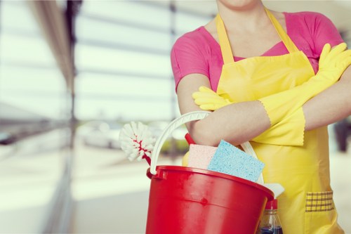 Detailed kitchen cleaning in a Mayfair apartment